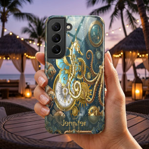 Steampunk Seahorse Underwater World Samsung Galaxy Case