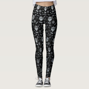 Steampunk Silver Zinc Hot Air Balloons Leggings