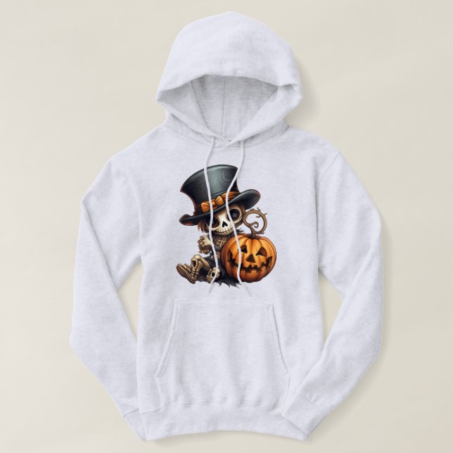 Steampunk Skeleton Hoodie (Design Front)