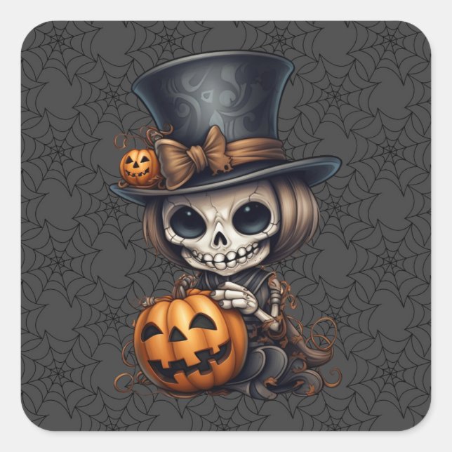 Steampunk Skeleton Stickers (Front)