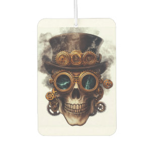 Steampunk Skull Engine Car Air Freshener