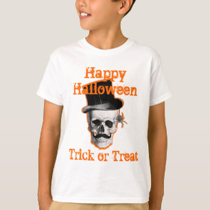 Steampunk skull Halloween trick or treat T-Shirt