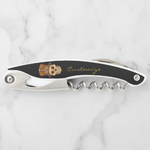 Steampunk Skull in Top Hat Thunder_Cove Corkscrew