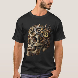 Steampunk Skull Mechanics T-Shirt