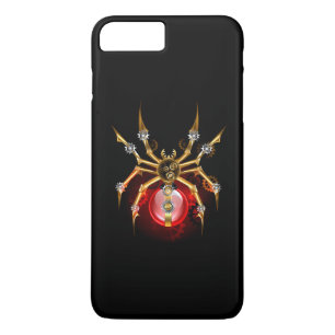 Steampunk spider on black iPhone 8 plus/7 plus case