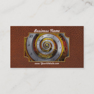Steampunk - Spiral - Infinite time Business Card
