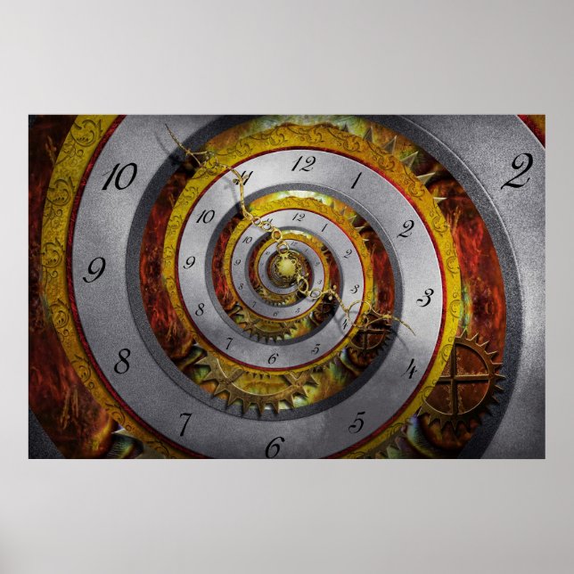 Steampunk - Spiral - Infinite time Poster (Front)