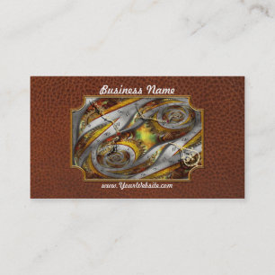 Steampunk - Spiral - Space time continuum Business Card