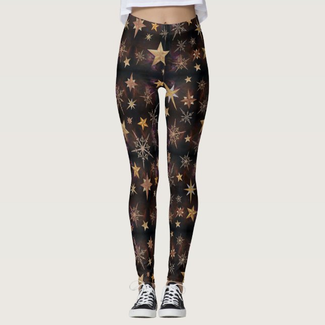 Steampunk Stars Leggings (Front)