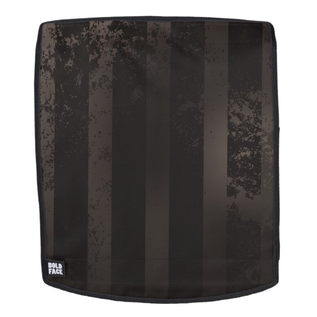 Steampunk striped brown background backpack (Removable Face)