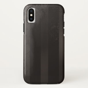 Steampunk striped brown background iPhone XS case