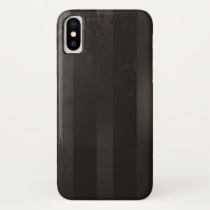 Steampunk striped brown background iPhone x case