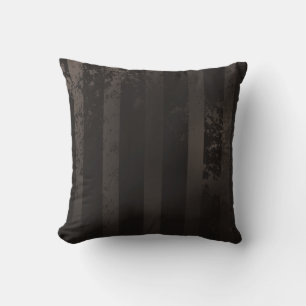 Steampunk striped brown background cushion