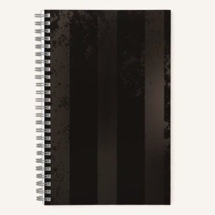 Steampunk striped brown background notebook
