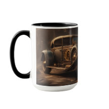 Steampunk Style Classic Car