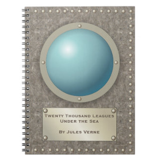 Steampunk submarine hublot notebook