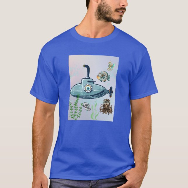 Steampunk Submarine T-Shirt (Front)