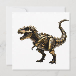 Steampunk T-Rex Mech – Brass Dino Beast
