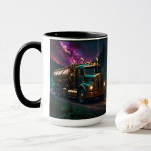 Steampunk Tanker Truck Mug