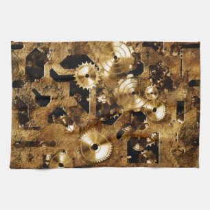 Steampunk Tea Towel