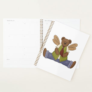 Steampunk Teddy Bear with Fairy Wings Planner