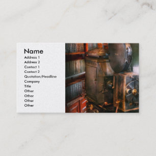 Steampunk - The Golden age of Cinema Business Card