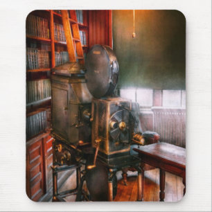 Steampunk - The Golden age of Cinema Mouse Pad
