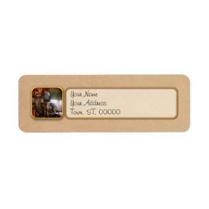 Steampunk - The Golden age of Cinema Return Address Label