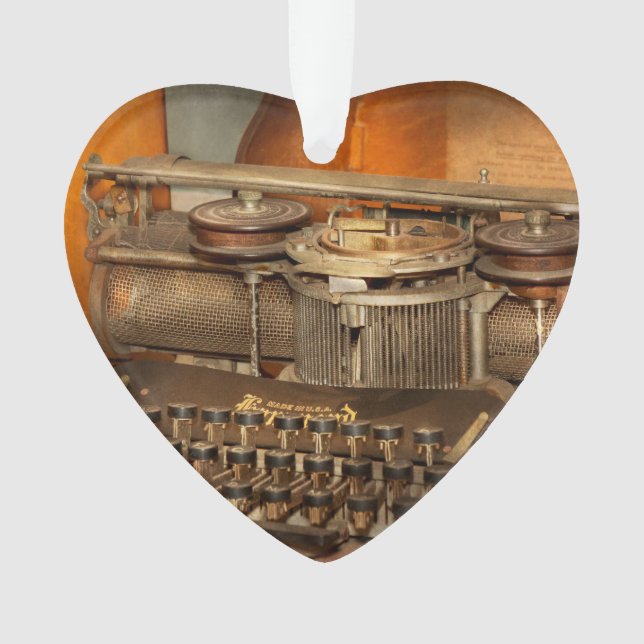 Steampunk - The history of typing Ornament (Front)