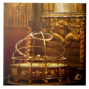 Steampunk - The orrery Ceramic Tile