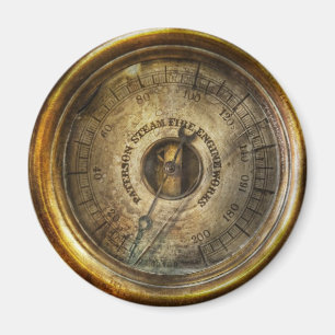 Steampunk - The pressure gauge Magnet