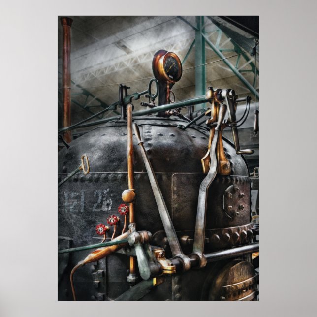 Steampunk - The Steam Engine Poster (Front)