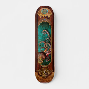Steampunk - The tale of the Kraken Skateboard