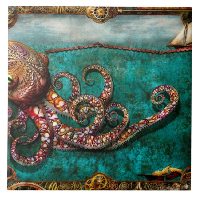 Steampunk - The tale of the Kraken Tile (Front)