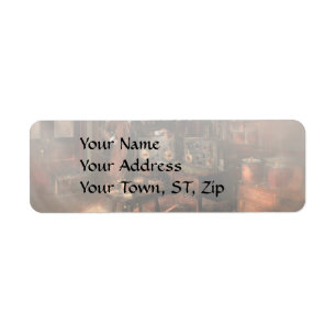Steampunk - The time traveller 1920 Return Address Label