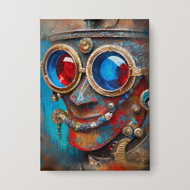 Steampunk The Tin Man Portrait (Front)