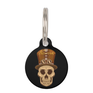 Steampunk Theme Gas Mask Thunder_Cove Pet Tag