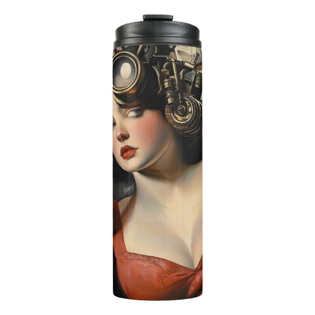 Steampunk Thermal Tumbler (Front)