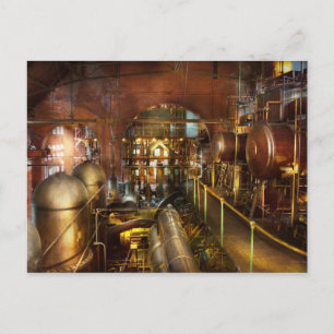 Steampunk - Think Tanks Postcard