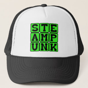 Steampunk, Throwback Lifestyle Trucker Hat