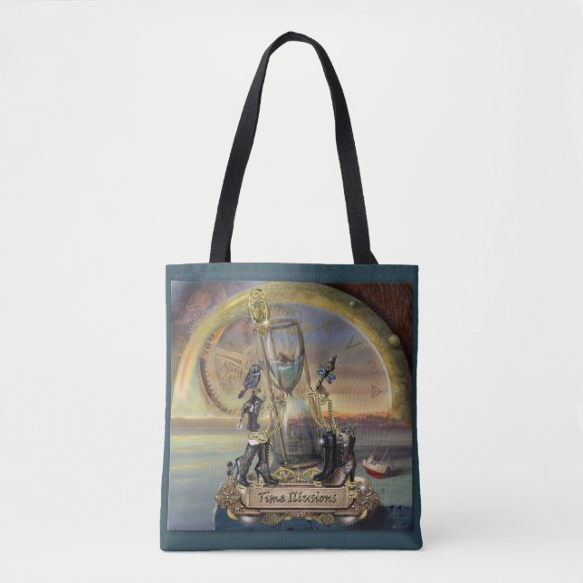 Steampunk - Time illusions Tote Bag (Front)