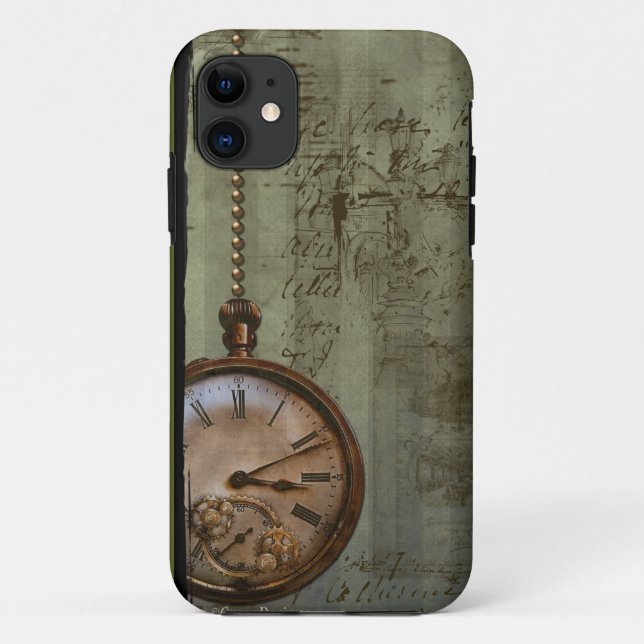 Steampunk Time Machine Case-Mate iPhone Case (Back)