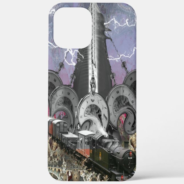 Steampunk Time Machine Case-Mate iPhone Case (Back)