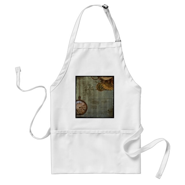 Steampunk Time Machine Standard Apron (Front)