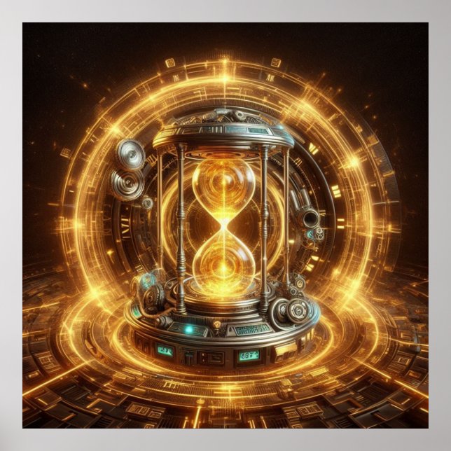 Steampunk, Time Machine, Time/Space/Continuum 003X Poster (Front)
