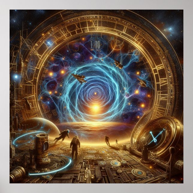 Steampunk/Time Machine, Time/Space/Continuum 6004X Poster (Front)
