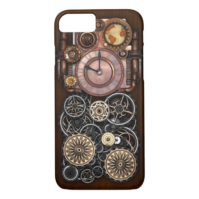 Steampunk Timepiece Redux Case-Mate iPhone Case (Back)