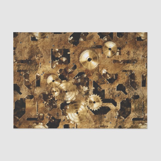 Steampunk Tissue Paper (Front)