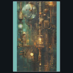Steampunk Tissue Paper<br><div class="desc">A steampunk industrial lab</div>