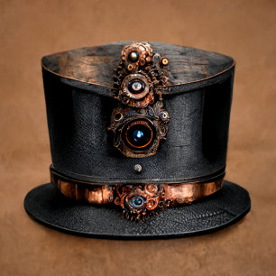 Steampunk Top Hat Favour Box